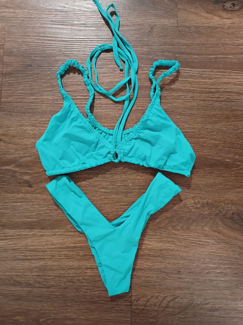 Turquoise San Lorenzo Two-Piece Bikini Set